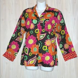 ⭐️ VERA BRADLEY BUTTON DOWN BLOUSE SIZE SMALL